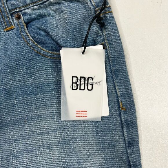 NWT BDG Multicolor Patchwork Flare Jeans - Picture 4 of 7